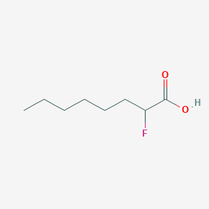 molecular formula C8H15FO2 B3048136 2-Fluorooctanoic acid CAS No. 1578-59-2