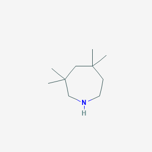 molecular formula C10H21N B3048141 3,3,5,5-Tetramethylazepane CAS No. 157943-17-4