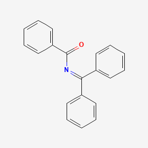 molecular formula C20H15NO B3048152 Benzamide, N-(diphenylmethylene)- CAS No. 1585-45-1