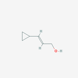 molecular formula C6H10O B3048164 (2E)-3-CYCLOPROPYLPROP-2-EN-1-OL CAS No. 158956-34-4