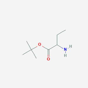 molecular formula C8H17NO2 B3048169 Tert-butyl 2-aminobutanoate CAS No. 15911-72-5