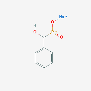 molecular formula C₇H₈NaO₃P B030482 Sodium hydroxybenzylphosphinate CAS No. 7492-18-4