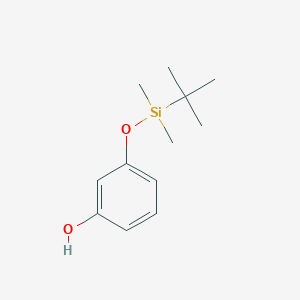 molecular formula C12H20O2Si B3048212 Phenol, 3-[[(1,1-dimethylethyl)dimethylsilyl]oxy]- CAS No. 161006-18-4