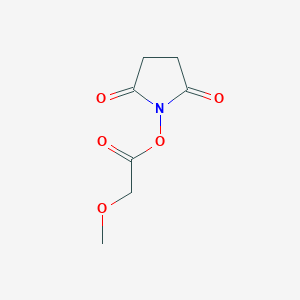 molecular formula C7H9NO5 B3048228 2,5-Dioxopyrrolidin-1-yl 2-methoxyacetate CAS No. 161742-67-2