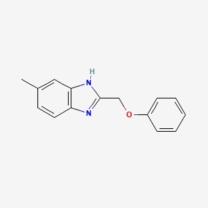 6-methyl-2-(phenoxymethyl)-1H-benzimidazole