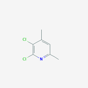molecular formula C7H7Cl2N B3048322 2,3-Dichloro-4,6-dimethylpyridine CAS No. 1639373-36-6