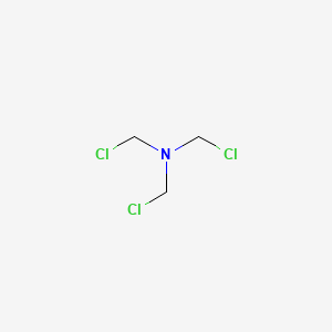 molecular formula C3H6Cl3N B3048323 Methanamine, 1-chloro-N,N-bis(chloromethyl)- CAS No. 16395-67-8