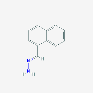 molecular formula C11H10N2 B3048332 1-Naphthaldehyde hydrazone CAS No. 16430-29-8