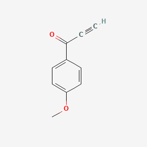molecular formula C10H8O2 B3048345 1-(4-Methoxyphenyl)prop-2-yn-1-one CAS No. 16469-68-4