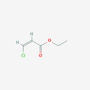 molecular formula C5H7ClO2 B3048347 2-propenoic acid, 3-chloro-, ethyl ester, (2Z)- CAS No. 16490-99-6