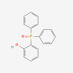molecular formula C18H15O2P B3048351 Phenol, 2-(diphenylphosphinyl)- CAS No. 16522-52-4