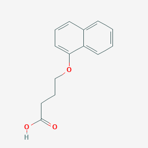 molecular formula C14H14O3 B3048361 4-(1-Naphthyloxy)butanoic acid CAS No. 16563-45-4