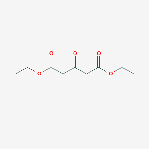 molecular formula C10H16O5 B3048371 Diethyl 2-methyl-3-oxopentanedioate CAS No. 16631-18-8