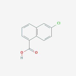 molecular formula C11H7ClO2 B3048373 6-CHLORONAPHTHALENE-1-CARBOXYLIC ACID CAS No. 16650-53-6