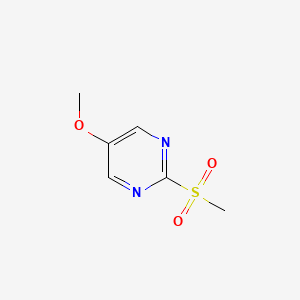 molecular formula C6H8N2O3S B3048386 5-Methoxy-2-(methylsulfonyl)pyrimidine CAS No. 1671-09-6