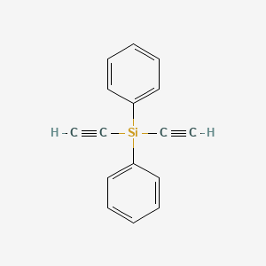 molecular formula C16H12Si B3048395 Diphenyldiethynylsilane CAS No. 1675-57-6