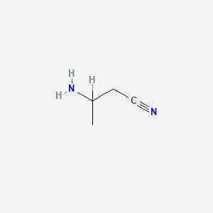 molecular formula C4H8N2 B3048396 3-Aminobutanenitrile CAS No. 16750-40-6