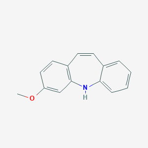 molecular formula C15H13NO B030484 2-Methoxy-11H-benzo[b][1]benzazepine CAS No. 92483-74-4