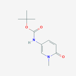 molecular formula C11H16N2O3 B3048407 tert-Butyl (1-methyl-6-oxo-1,6-dihydropyridin-3-yl)carbamate CAS No. 168007-90-7