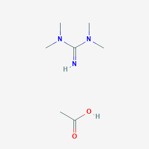 molecular formula C7H17N3O2 B3048419 tetramethylguanidine acetate CAS No. 16836-76-3