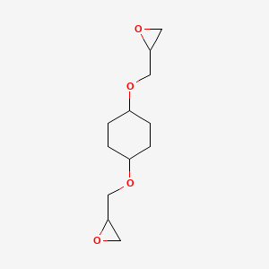 molecular formula C12H20O4 B3048423 1,4-Bis(glycidyloxy)cyclohexane CAS No. 16850-39-8