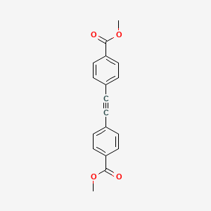 molecular formula C18H14O4 B3048432 Dimethyl 4,4'-(ethyne-1,2-diyl)dibenzoate CAS No. 16882-08-9