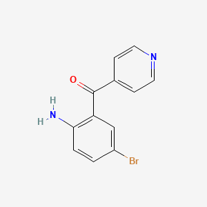 (2-Amino-5-bromophenyl)(pyridin-4-yl)methanone