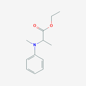 Ethyl 2-(methyl(phenyl)amino)propionate
