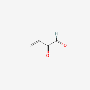 molecular formula C4H4O2 B3048451 3-Butenal, 2-oxo- CAS No. 16979-06-9