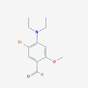 5-Bromo-4-(diethylamino)-2-methoxybenzaldehyde