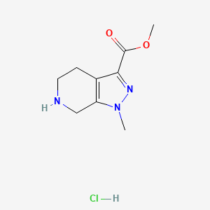 Methyl 1-methyl-4,5,6,7-tetrahydro-1H-pyrazolo[3,4-c]pyridine-3-carboxylate hydrochloride