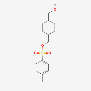 molecular formula C15H22O4S B3048488 (trans-4-(Hydroxymethyl)cyclohexyl)methyl 4-methylbenzenesulfonate CAS No. 170811-08-2