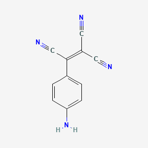 (4-Aminophenyl)ethene-1,1,2-tricarbonitrile