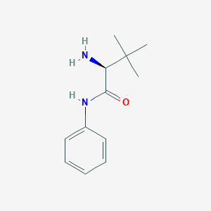 Butanamide, 2-amino-3,3-dimethyl-N-phenyl-, (2S)-