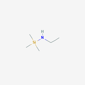 molecular formula C5H15NSi B3048540 Silanamine, N-ethyl-1,1,1-trimethyl- CAS No. 1735-00-8