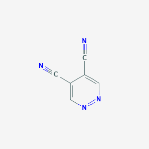 molecular formula C6H2N4 B3048550 4,5-Pyridazinedicarbonitrile CAS No. 17412-15-6