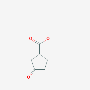 molecular formula C10H16O3 B3048553 tert-Butyl 3-oxocyclopentane-1-carboxylate CAS No. 174195-95-0