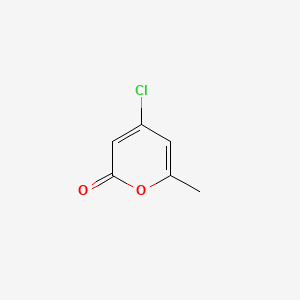 molecular formula C6H5ClO2 B3048554 4-Chloro-6-methyl-2H-pyran-2-one CAS No. 17422-72-9