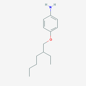 molecular formula C14H23NO B3048561 4-[(2-Ethylhexyl)oxy]aniline CAS No. 174493-51-7