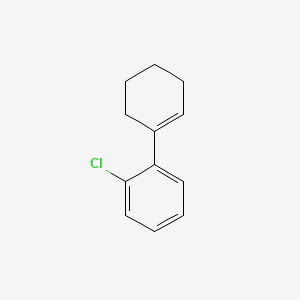 molecular formula C12H13Cl B3048565 2'-Chloro-2,3,4,5-tetrahydro-1,1'-biphenyl CAS No. 17465-36-0
