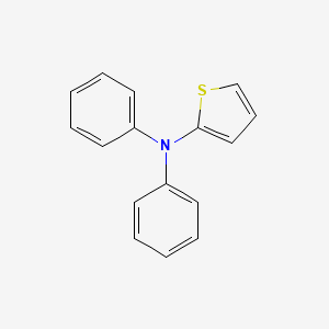 molecular formula C16H13NS B3048574 2-(N,N-Diphenylamino)thiophene CAS No. 174904-78-0