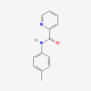 molecular formula C13H12N2O B3048579 2-Pyridinecarboxamide, N-(4-methylphenyl)- CAS No. 1752-86-9