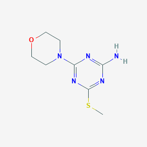 2-Amino-4-(methylthio)-6-morpholino-1,3,5-triazine
