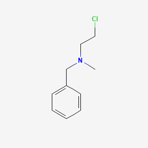 molecular formula C10H14ClN B3048588 N-benzyl-2-chloro-N-methylethanamine CAS No. 17542-47-1