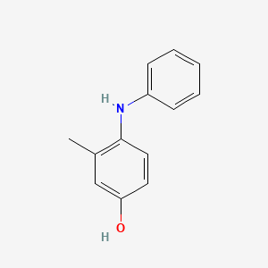 Phenol, 3-methyl-4-(phenylamino)-