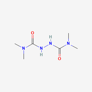molecular formula C6H14N4O2 B3048623 N~1~,N~1~,N~2~,N~2~-四甲基肼-1,2-二甲酰胺 CAS No. 17696-89-8