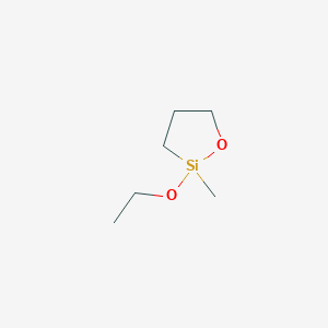 molecular formula C6H14O2Si B3048634 2-Ethoxy-2-methyl-1,2-oxasilolane CAS No. 1776-98-3