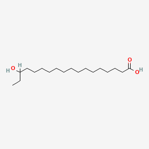 molecular formula C18H36O3 B3048635 16-羟基硬脂酸 CAS No. 17773-37-4