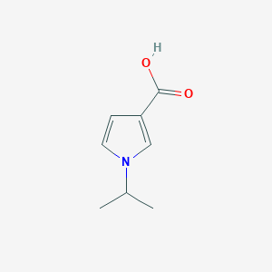 molecular formula C8H11NO2 B3048641 1-Isopropyl-1H-pyrrole-3-carboxylic acid CAS No. 1778734-61-4