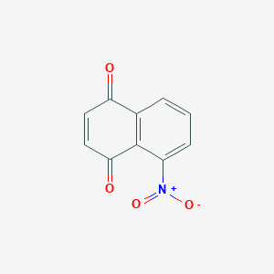molecular formula C10H5NO4 B3048642 5-Nitro-1,4-naphthoquinone CAS No. 17788-47-5